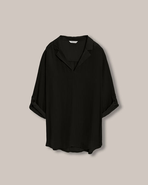 Blusa Túnica Manga 3/4